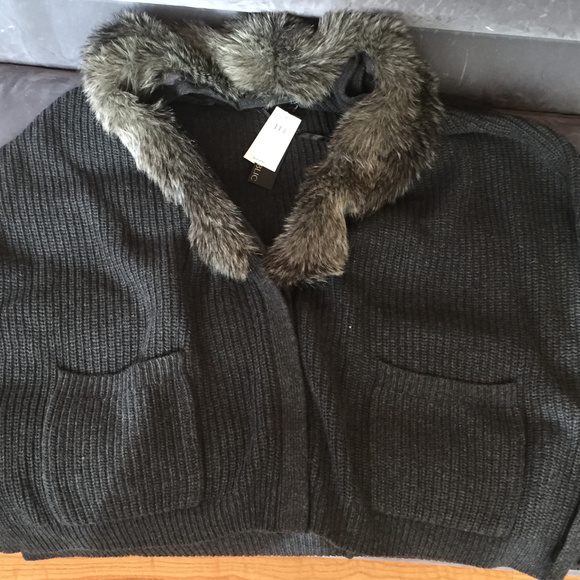 Banana Republic Batwing Coat Sweater Large - Picture 3 of 8